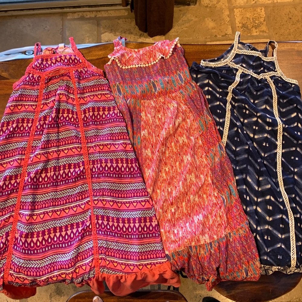3 Cute Little Girls Dresses NWOT Size 6